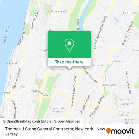 Thomas J Stone General Contractor map