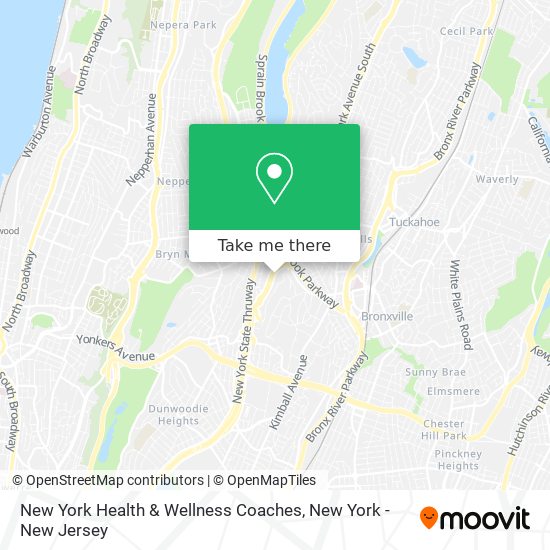 New York Health & Wellness Coaches map