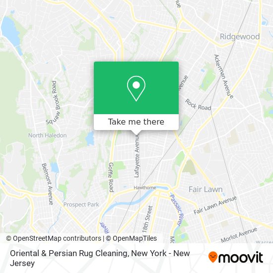 Oriental & Persian Rug Cleaning map