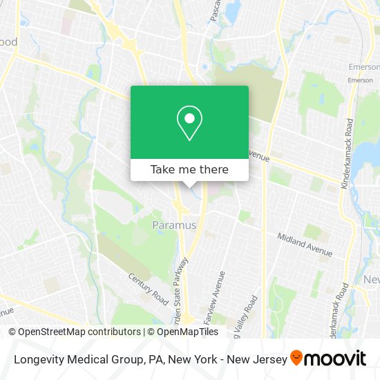 Mapa de Longevity Medical Group, PA