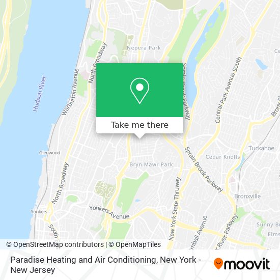 Paradise Heating and Air Conditioning map