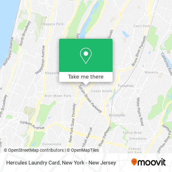 Hercules Laundry Card map