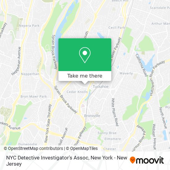 Mapa de NYC Detective Investigator's Assoc