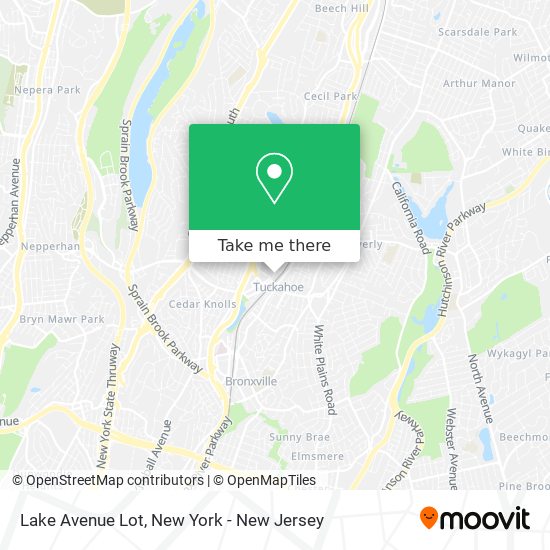 Lake Avenue Lot map