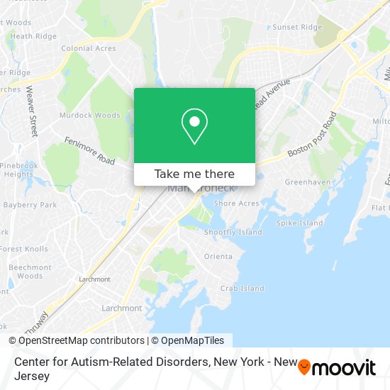 Center for Autism-Related Disorders map