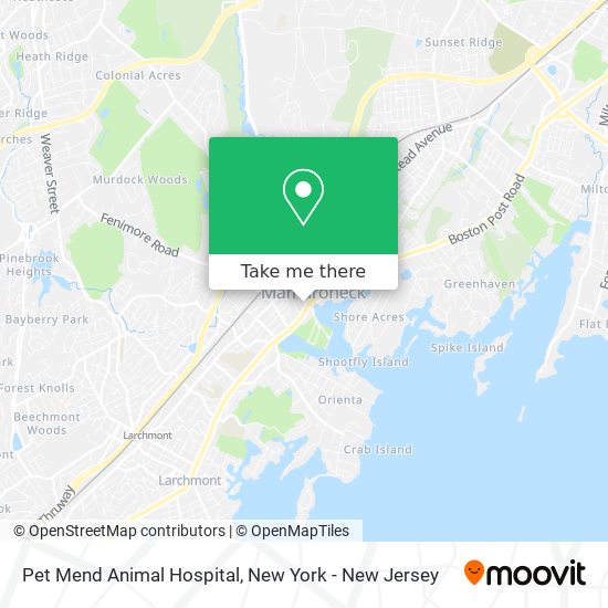 Pet Mend Animal Hospital map