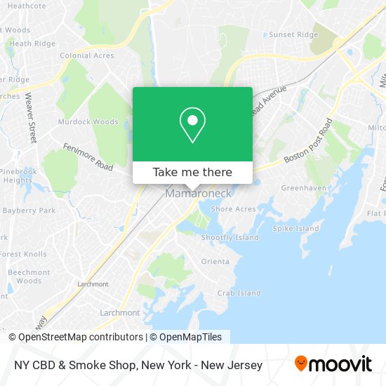 NY CBD & Smoke Shop map