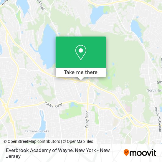 Mapa de Everbrook Academy of Wayne