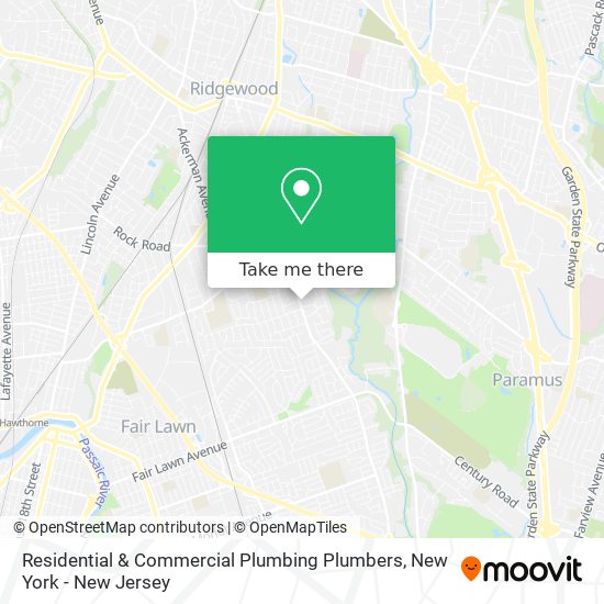 Residential & Commercial Plumbing Plumbers map