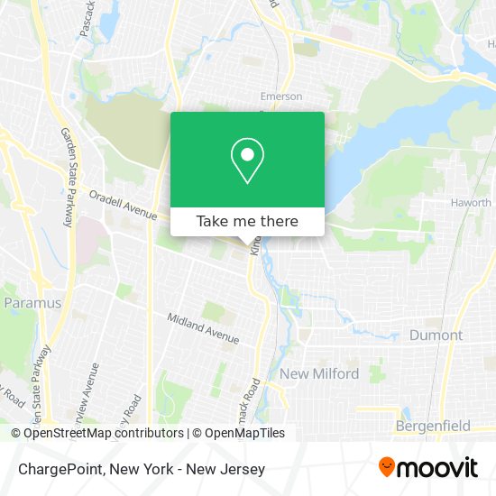 ChargePoint map