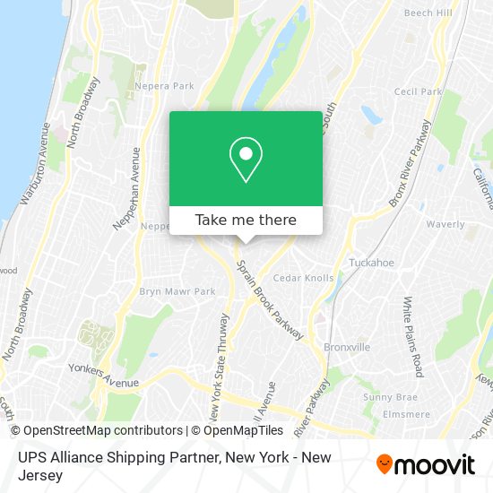 UPS Alliance Shipping Partner map