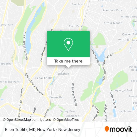 Ellen Teplitz, MD map