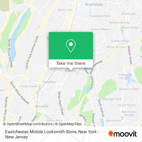 Mapa de Eastchester Mobile Locksmith Store