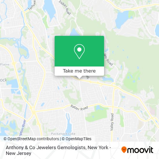 Anthony & Co Jewelers Gemologists map