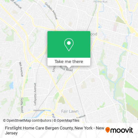 Mapa de Firstlight Home Care Bergen County