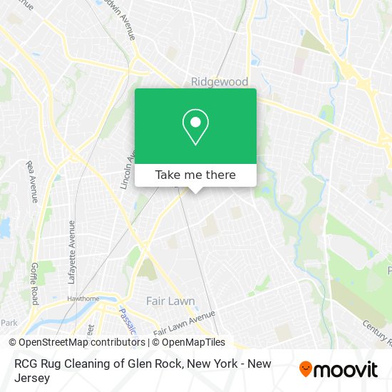 Mapa de RCG Rug Cleaning of Glen Rock