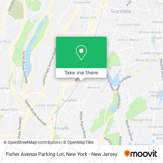 Mapa de Fisher Avenue Parking Lot