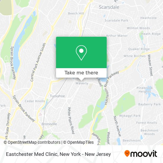 Eastchester Med Clinic map