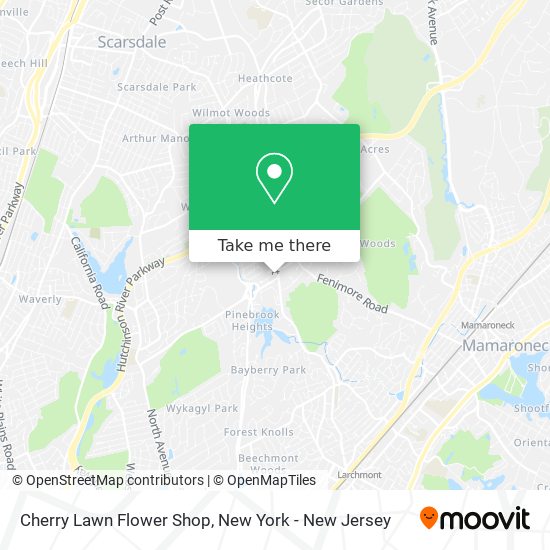 Cherry Lawn Flower Shop map