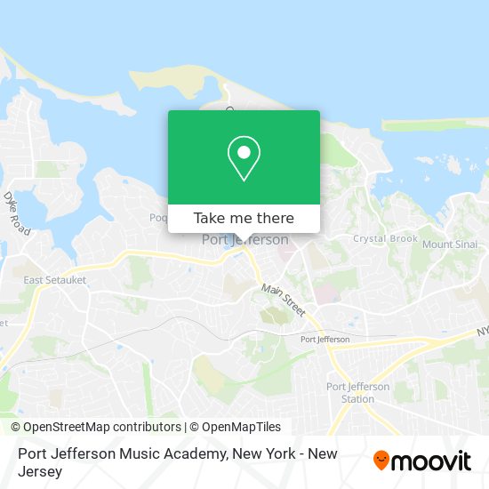 Mapa de Port Jefferson Music Academy