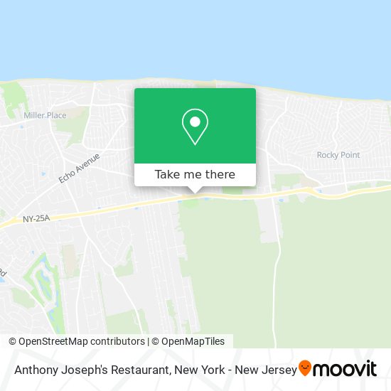 Anthony Joseph's Restaurant map