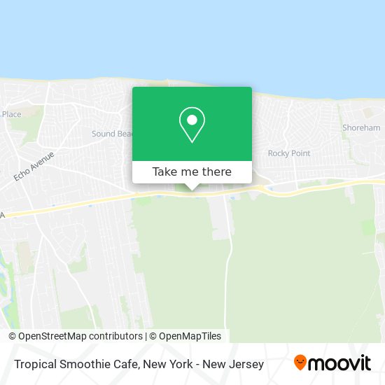 Tropical Smoothie Cafe map