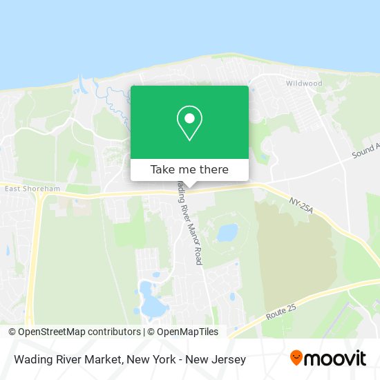 Mapa de Wading River Market