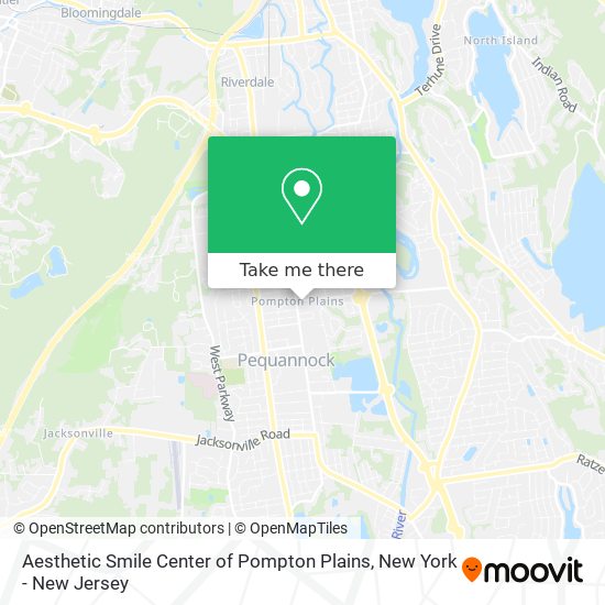 Aesthetic Smile Center of Pompton Plains map