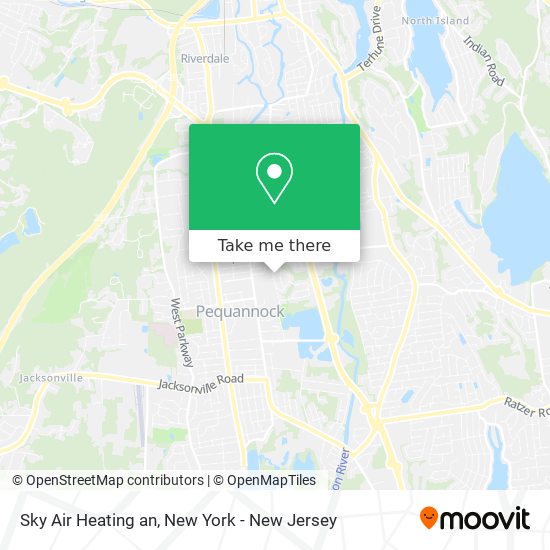 Sky Air Heating an map