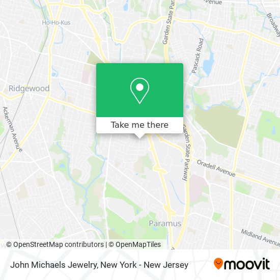 John Michaels Jewelry map