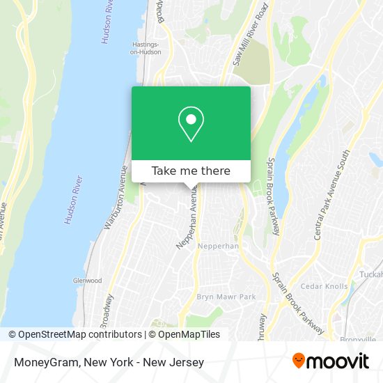 MoneyGram map