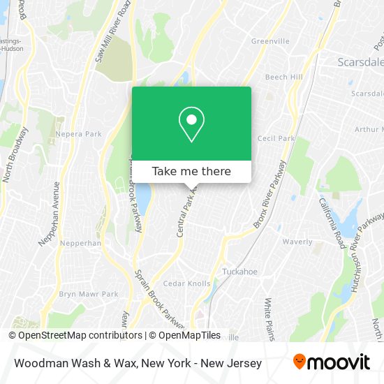 Woodman Wash & Wax map