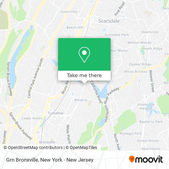 Mapa de Grn Bronxville