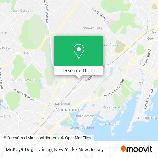 McKay9 Dog Training map