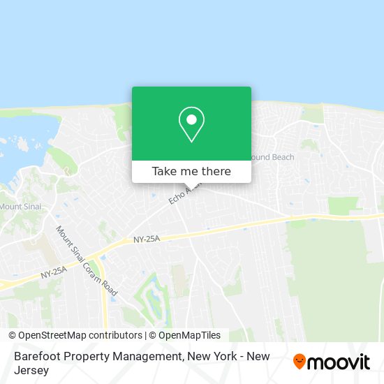 Mapa de Barefoot Property Management