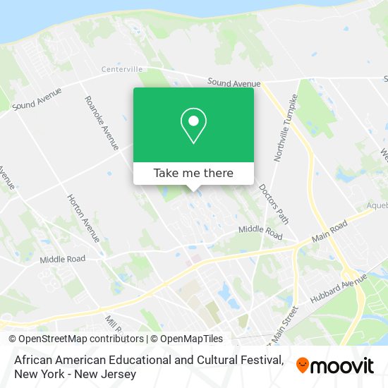 African American Educational and Cultural Festival map