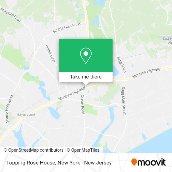 Mapa de Topping Rose House