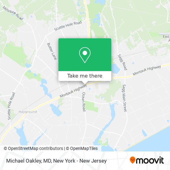 Michael Oakley, MD map