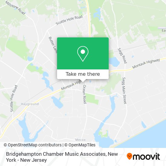Bridgehampton Chamber Music Associates map