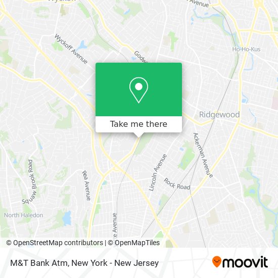 M&T Bank Atm map