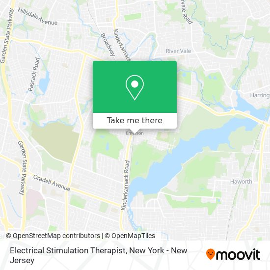 Mapa de Electrical Stimulation Therapist