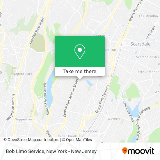 Mapa de Bob Limo Service