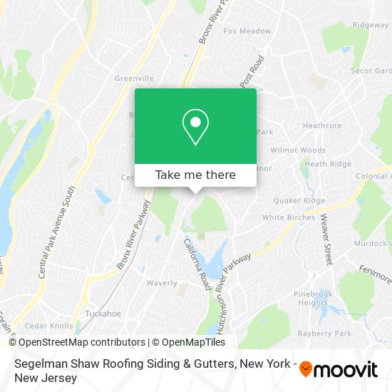 Mapa de Segelman Shaw Roofing Siding & Gutters