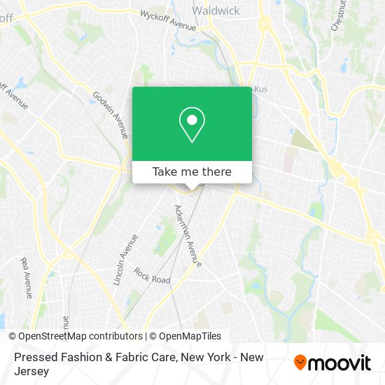Pressed Fashion & Fabric Care map