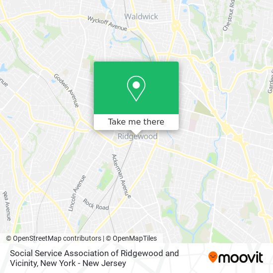 Mapa de Social Service Association of Ridgewood and Vicinity