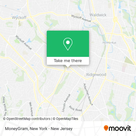 MoneyGram map