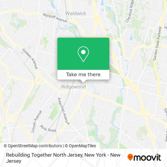 Rebuilding Together North Jersey map