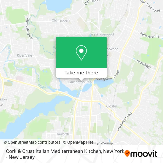 Cork & Crust Italian Mediterranean Kitchen map