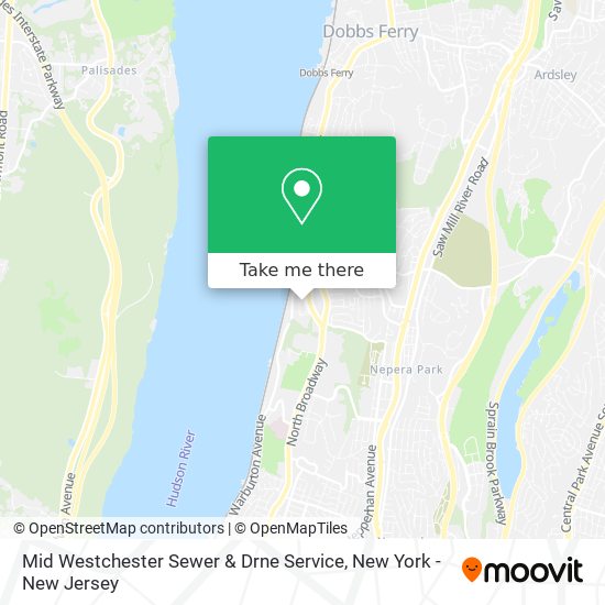 Mid Westchester Sewer & Drne Service map