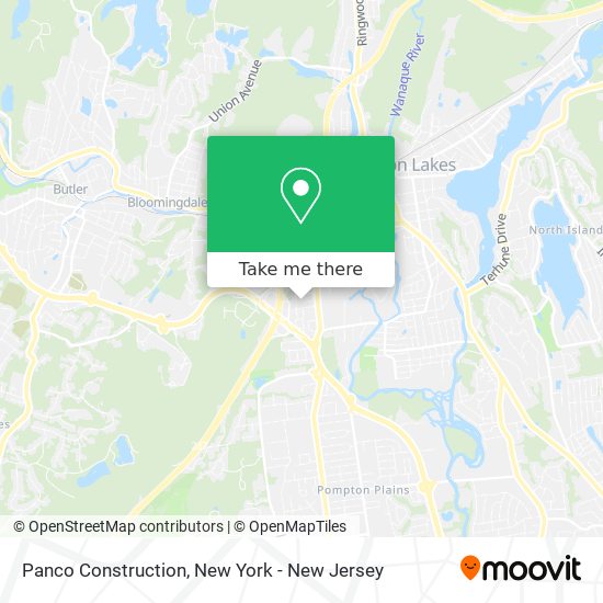 Panco Construction map